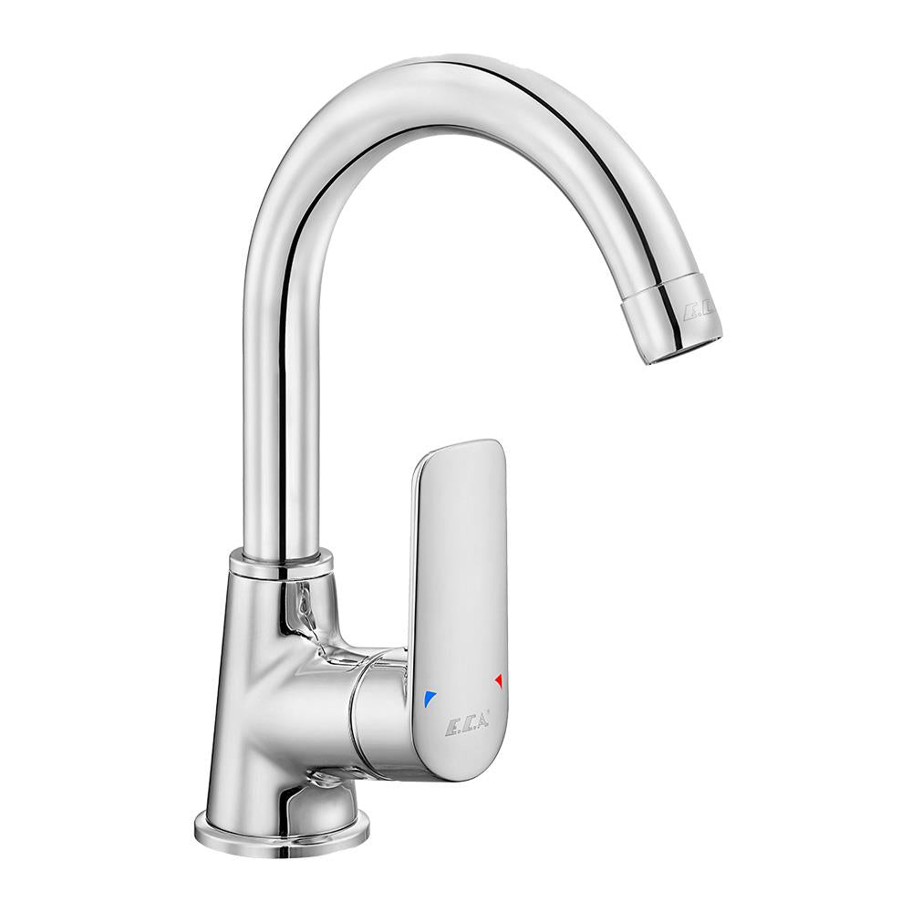 LİA KUĞU BORULU LAVABO BATARYASI KROM